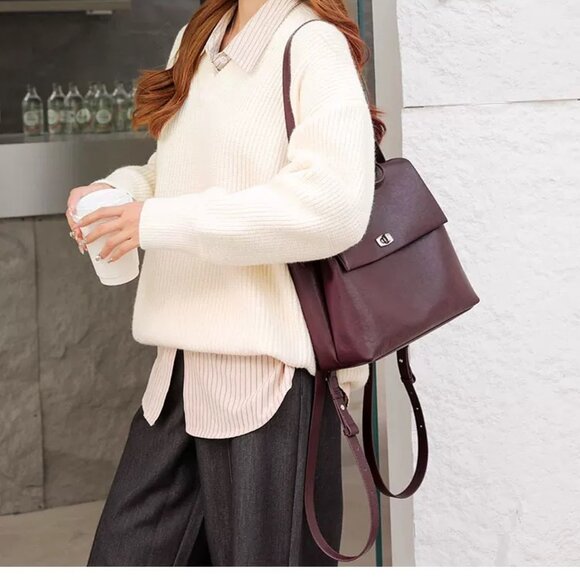 Timeless Leather Backpack Urban Elegance main image 14